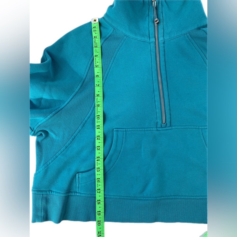 Lululemon Scuba Oversized Funnel Neck Half-Zip M/L Oceanic - Picture 5 of 11